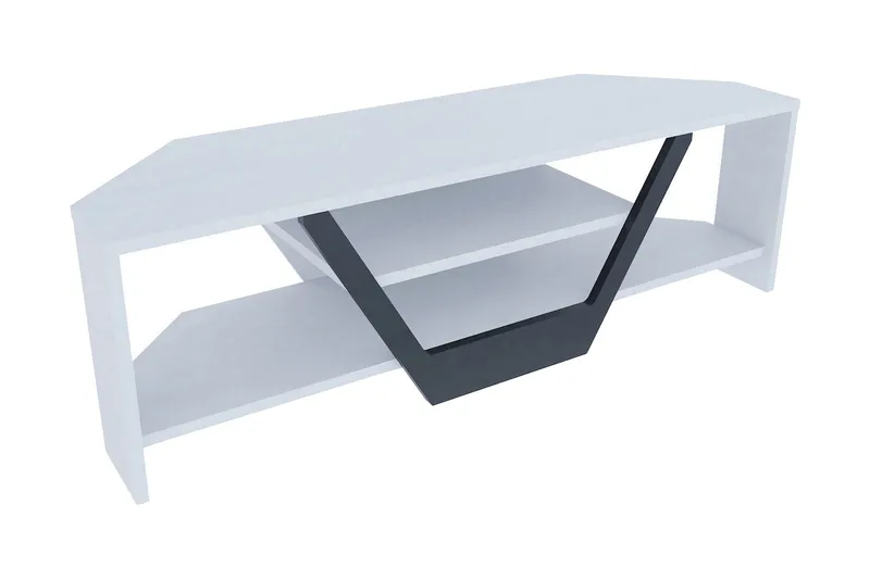 Andifli Tv-benk 120x36,8 cm, Hvit