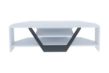Andifli Tv-benk 120x36,8 cm - Hvit - Møbler - Mediamøbel & tv møbel - TV-benk & mediabenk