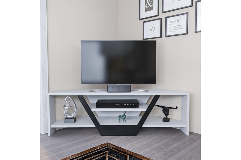 Andifli Tv-benk 120x36,8 cm - Hvit - Møbler - Mediamøbel & tv møbel - TV-benk & mediabenk