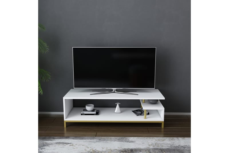 Andifli Tv-benk 120x37,6 cm - Gull - Møbler - Mediamøbel & tv møbel - TV-benk & mediabenk