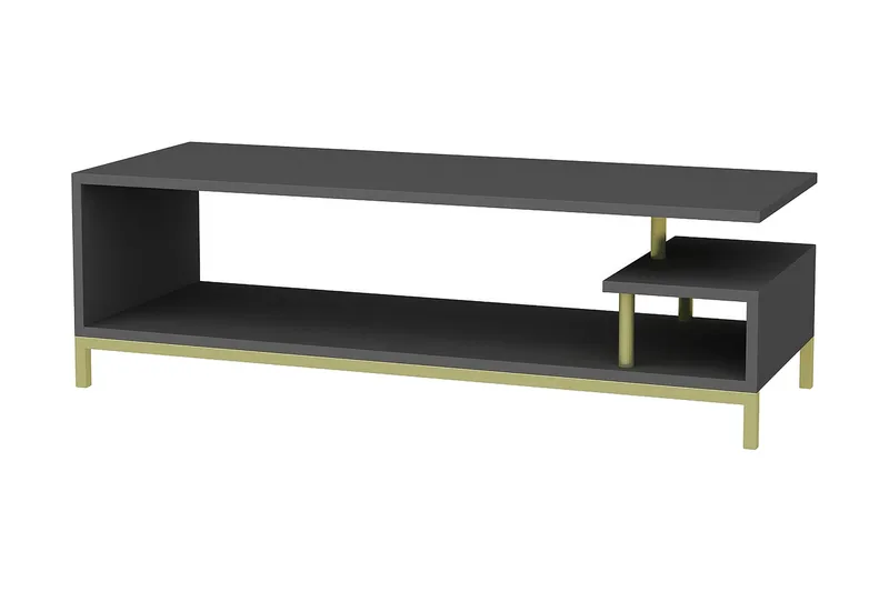 Andifli Tv-benk 120x37,6 cm, Gull