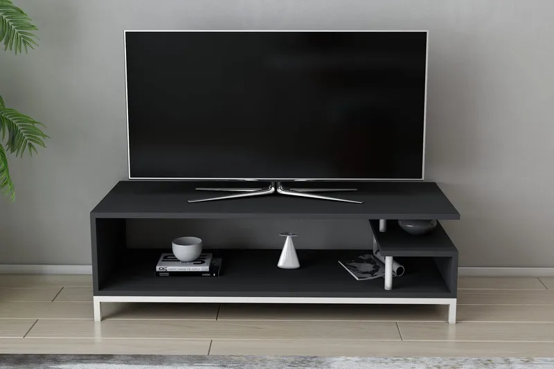 Andifli Tv-benk 120x37,6 cm - Hvit - Møbler - Mediamøbel & tv møbel - TV-benk & mediabenk