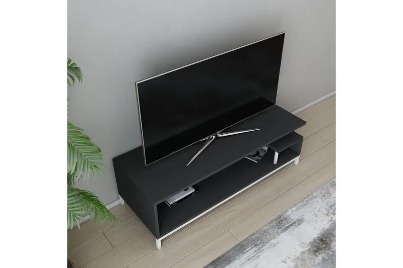 Andifli Tv-benk 120x37,6 cm - Hvit - Møbler - Mediamøbel & tv møbel - TV-benk & mediabenk