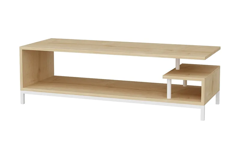 Andifli Tv-benk 120x37,6 cm, Hvit