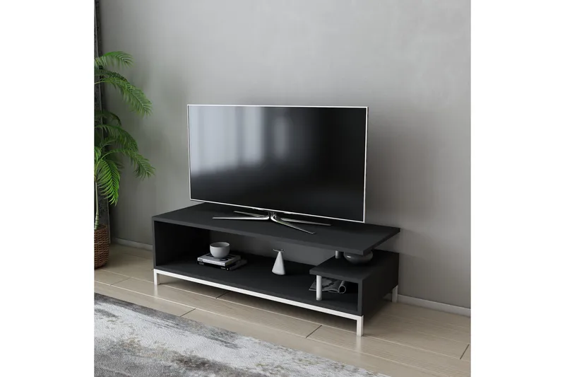 Andifli Tv-benk 120x37,6 cm - Hvit - Møbler - Mediamøbel & tv møbel - TV-benk & mediabenk