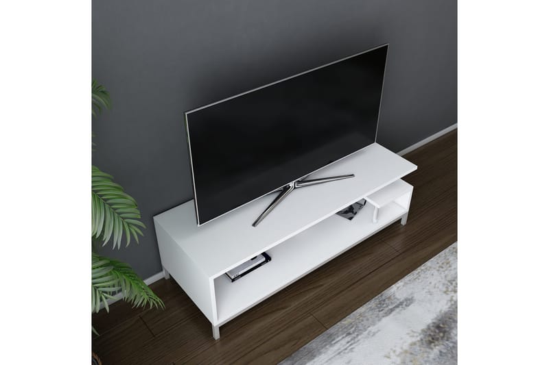 Andifli Tv-benk 120x37,6 cm - Hvit - Møbler - Mediamøbel & tv møbel - TV-benk & mediabenk