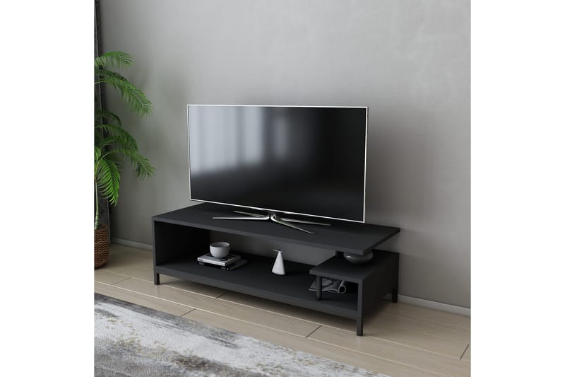Andifli Tv-benk 120x37,6 cm - Svart - Møbler - Mediamøbel & tv møbel - TV-benk & mediabenk