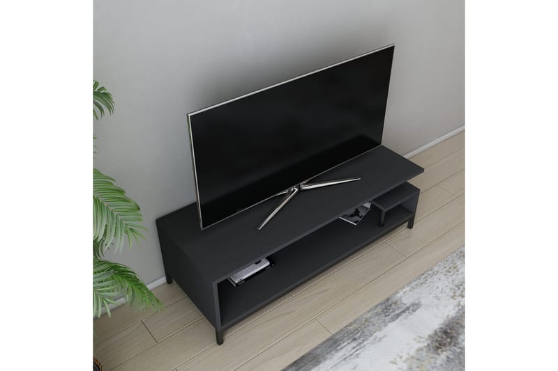Andifli Tv-benk 120x37,6 cm - Svart - Møbler - Mediamøbel & tv møbel - TV-benk & mediabenk