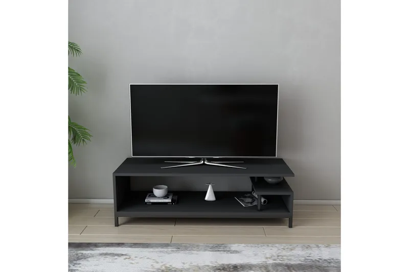 Andifli Tv-benk 120x37,6 cm - Svart - Møbler - Mediamøbel & tv møbel - TV-benk & mediabenk