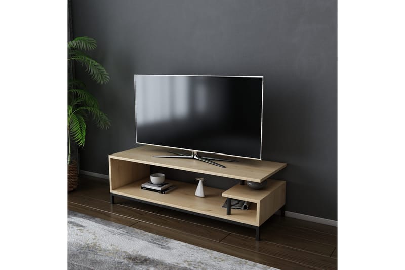 Andifli Tv-benk 120x37,6 cm - Svart - Møbler - Mediamøbel & tv møbel - TV-benk & mediabenk