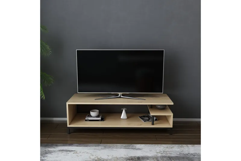 Andifli Tv-benk 120x37,6 cm - Svart - Møbler - Mediamøbel & tv møbel - TV-benk & mediabenk
