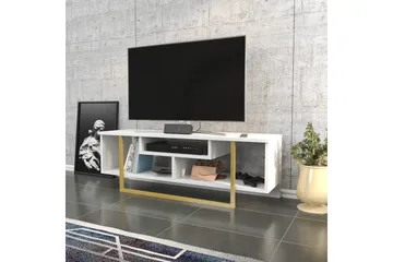 Andifli Tv-benk 120x40,2 cm - Gull - Møbler - Mediamøbel & tv møbel - TV-benk & mediabenk