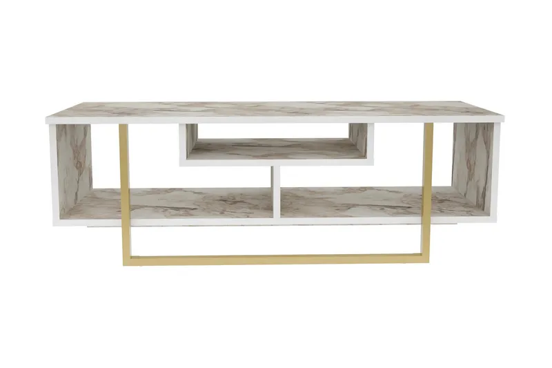 Andifli Tv-benk 120x40,2 cm - Hvit - Møbler - Mediamøbel & tv møbel - TV-benk & mediabenk