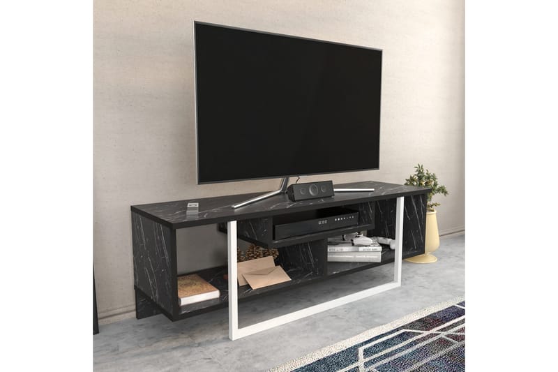 Andifli Tv-benk 120x40,2 cm - Svart - Møbler - Mediamøbel & tv møbel - TV-benk & mediabenk