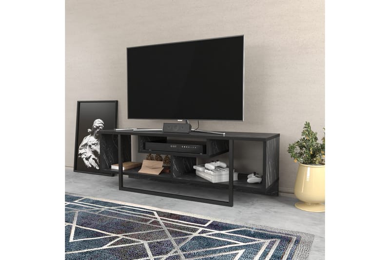 Andifli Tv-benk 120x40,2 cm - Svart - Møbler - Mediamøbel & tv møbel - TV-benk & mediabenk