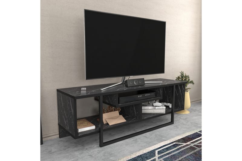 Andifli Tv-benk 120x40,2 cm - Svart - Møbler - Mediamøbel & tv møbel - TV-benk & mediabenk