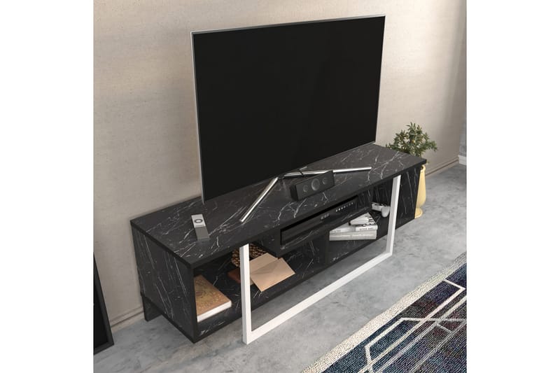 Andifli Tv-benk 120x40,2 cm - Svart - Møbler - Mediamøbel & tv møbel - TV-benk & mediabenk