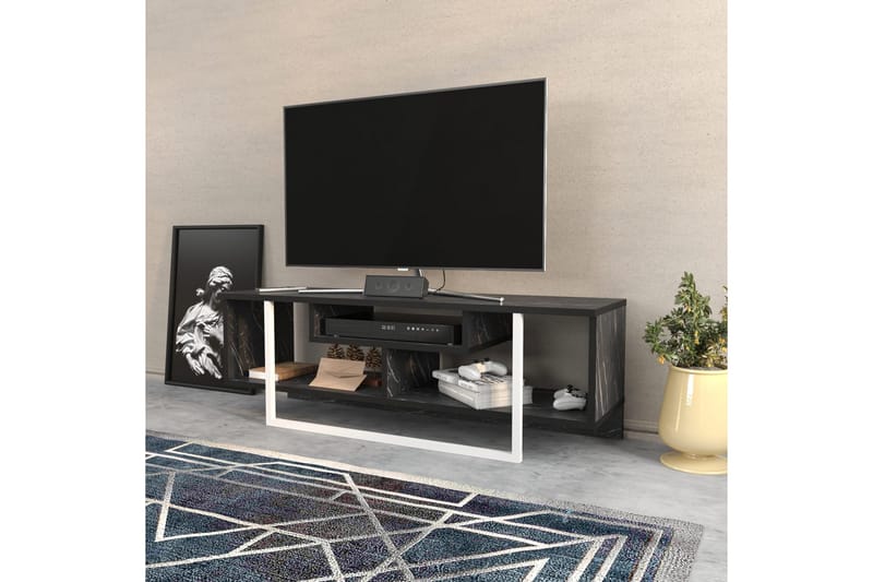 Andifli Tv-benk 120x40,2 cm - Svart - Møbler - Mediamøbel & tv møbel - TV-benk & mediabenk