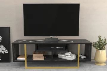 Andifli Tv-benk 120x40,2 cm - Svart - Møbler - Mediamøbel & tv møbel - TV-benk & mediabenk