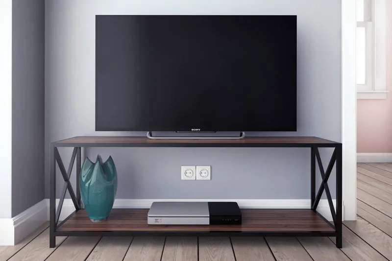 Andifli Tv-benk 120x45,7 cm - Brun - Møbler - Mediamøbel & tv møbel - TV-benk & mediabenk