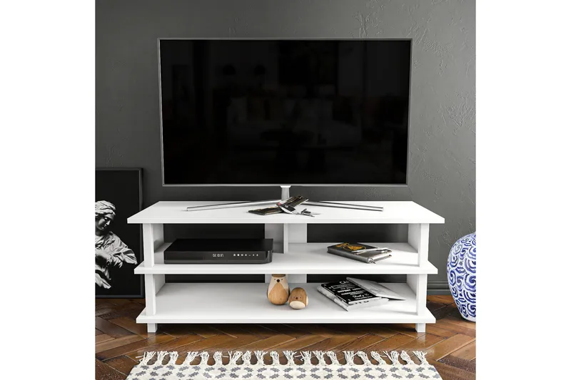 Andifli Tv-benk 120x47,4 cm - Hvit - Møbler - Mediamøbel & tv møbel - TV-benk & mediabenk