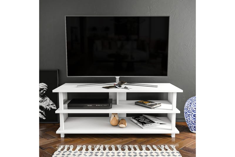 Andifli Tv-benk 120x47,4 cm - Hvit - Møbler - Mediamøbel & tv møbel - TV-benk & mediabenk