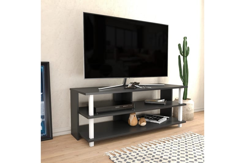 Andifli Tv-benk 120x47,4 cm - Hvit - TV-benk & mediabenk