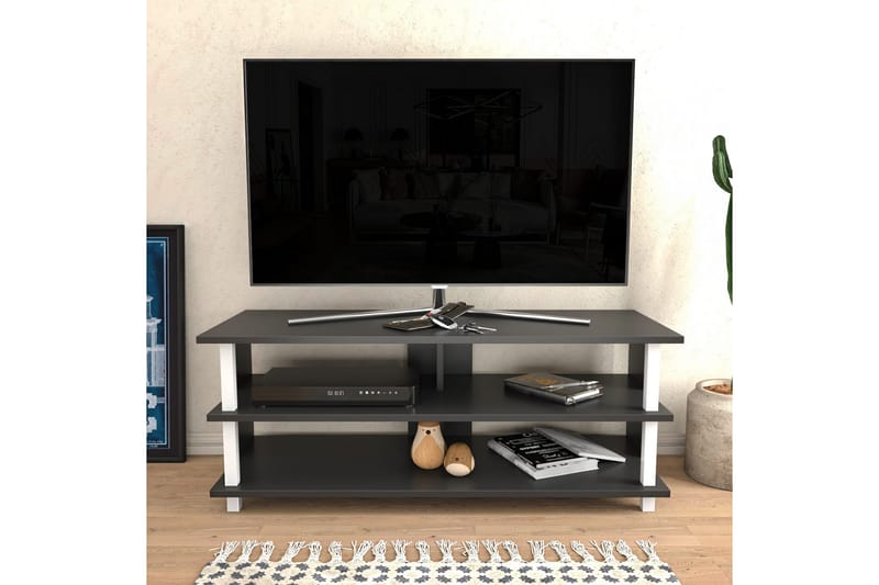 Andifli Tv-benk 120x47,4 cm - Hvit - TV-benk & mediabenk