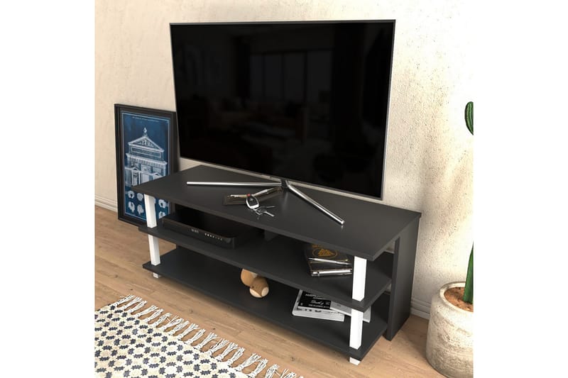 Andifli Tv-benk 120x47,4 cm - Hvit - TV-benk & mediabenk