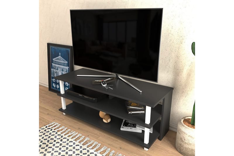 Andifli Tv-benk 120x47,4 cm - Hvit - Møbler - Mediamøbel & tv møbel - TV-benk & mediabenk