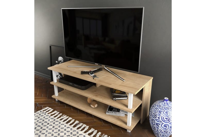 Andifli Tv-benk 120x47,4 cm - Hvit - Møbler - Mediamøbel & tv møbel - TV-benk & mediabenk