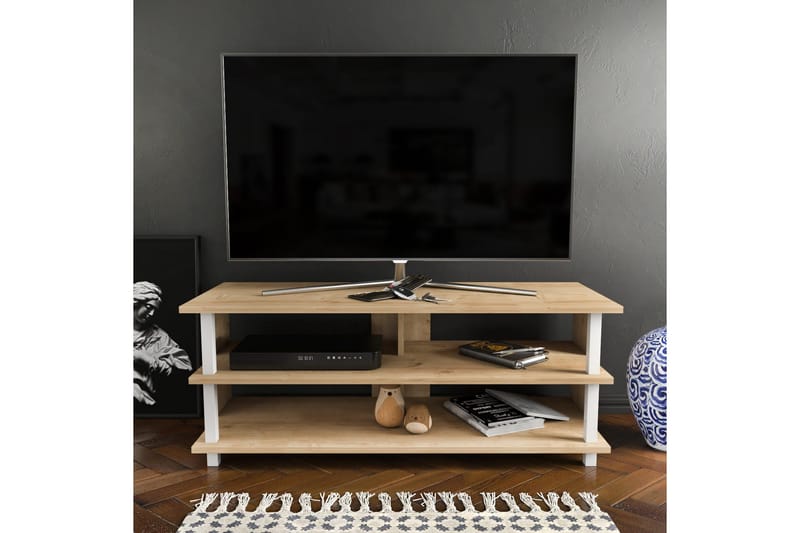 Andifli Tv-benk 120x47,4 cm - Hvit - Møbler - Mediamøbel & tv møbel - TV-benk & mediabenk