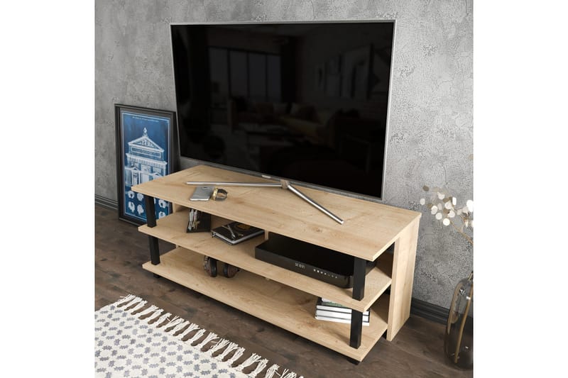 Andifli Tv-benk 120x47,4 cm - Svart - TV-benk & mediabenk