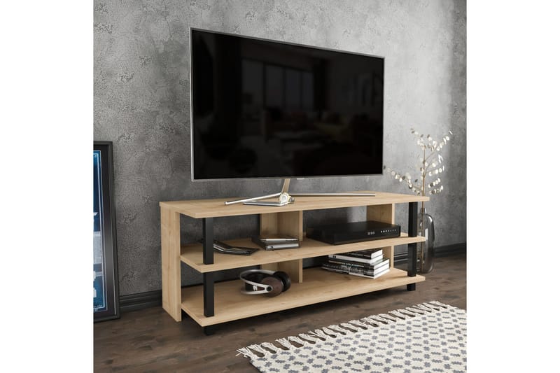 Andifli Tv-benk 120x47,4 cm - Svart - TV-benk & mediabenk