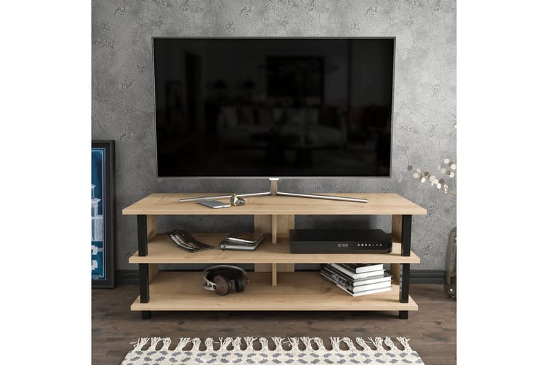 Andifli Tv-benk 120x47,4 cm - Svart - TV-benk & mediabenk