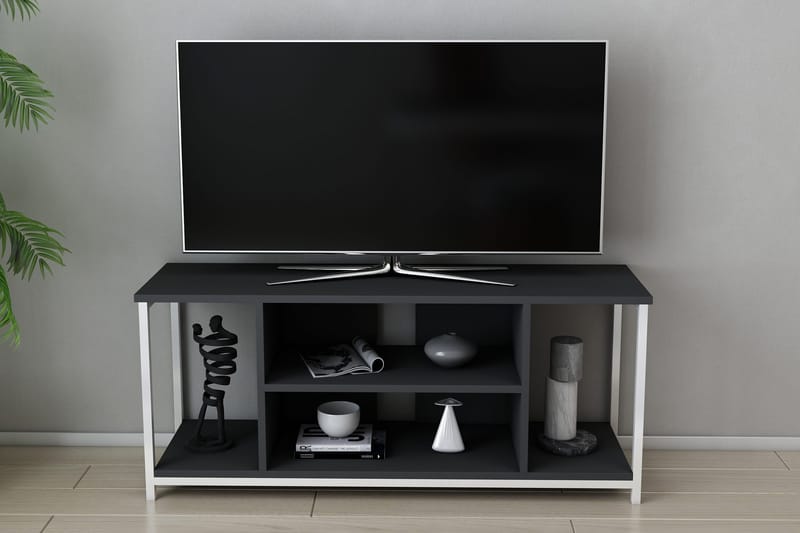 Andifli Tv-benk 120x50,8 cm - Hvit - TV-benk & mediabenk