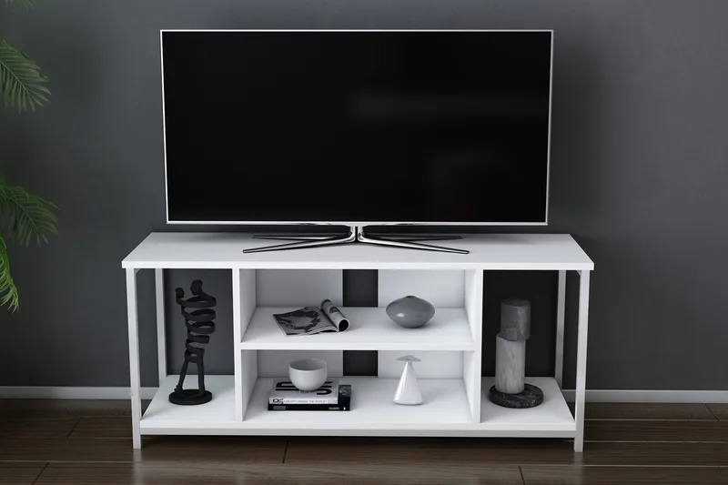 Andifli Tv-benk 120x50,8 cm - Hvit - Møbler - Mediamøbel & tv møbel - TV-benk & mediabenk