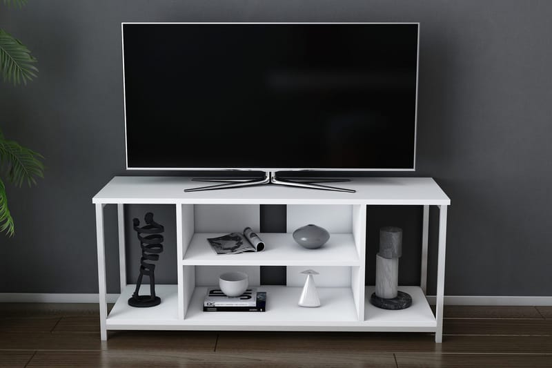Andifli Tv-benk 120x50,8 cm - Hvit - Møbler - Mediamøbel & tv møbel - TV-benk & mediabenk