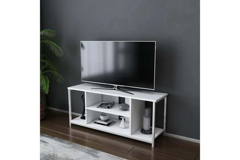 Andifli Tv-benk 120x50,8 cm - Hvit - Møbler - Mediamøbel & tv møbel - TV-benk & mediabenk