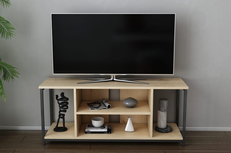 Andifli Tv-benk 120x50,8 cm - Svart - TV-benk & mediabenk