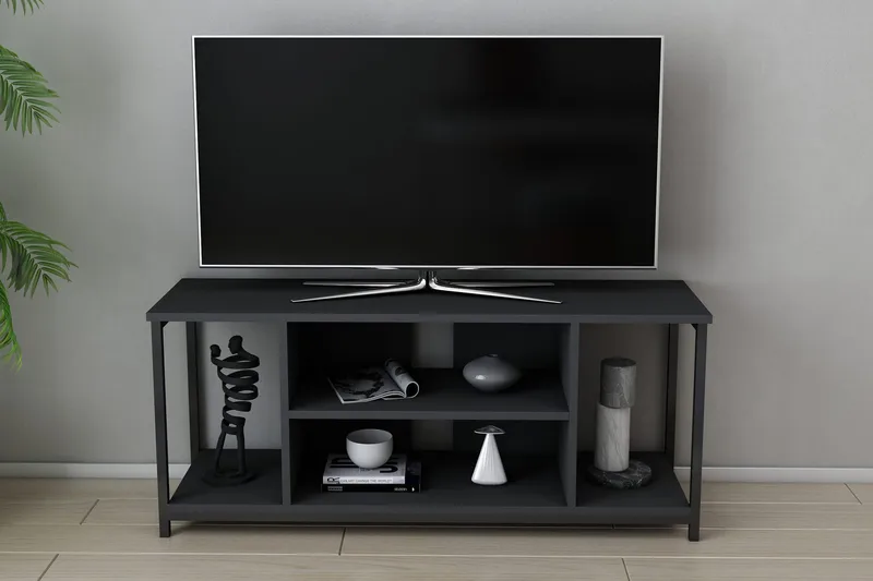 Andifli Tv-benk 120x50,8 cm - Svart - Møbler - Mediamøbel & tv møbel - TV-benk & mediabenk