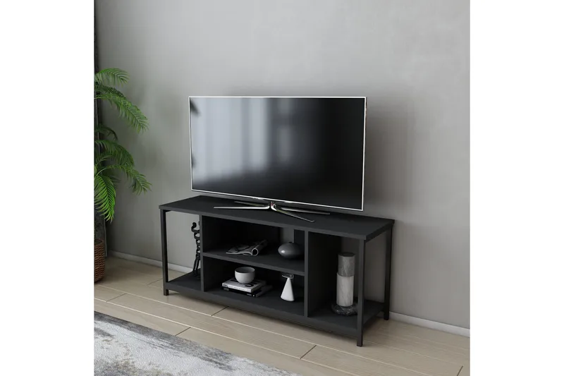 Andifli Tv-benk 120x50,8 cm - Svart - Møbler - Mediamøbel & tv møbel - TV-benk & mediabenk
