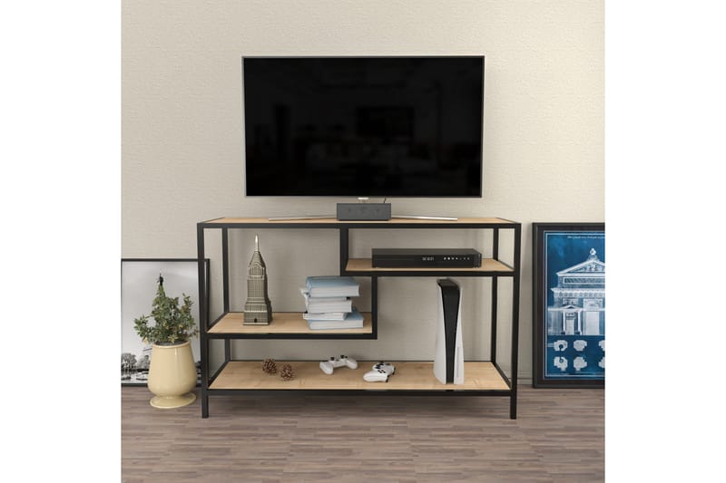 Andifli Tv-benk 120x75 cm - Brun - TV-benk & mediabenk