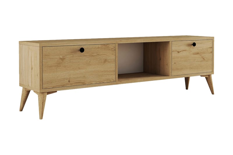 Andifli Tv-benk 138x42,6 cm - Brun - Møbler - Mediamøbel & tv møbel - TV-benk & mediabenk