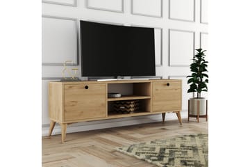 Andifli Tv-benk 138x42,6 cm - Brun - Møbler - Mediamøbel & tv møbel - TV-benk & mediabenk