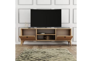 Andifli Tv-benk 138x42,6 cm - Brun - Møbler - Mediamøbel & tv møbel - TV-benk & mediabenk