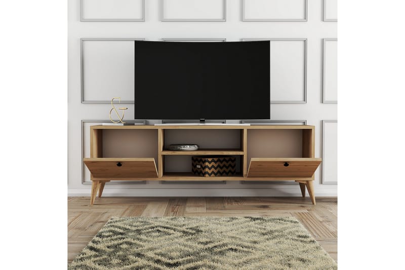Andifli Tv-benk 138x42,6 cm - Brun - TV-benk & mediabenk