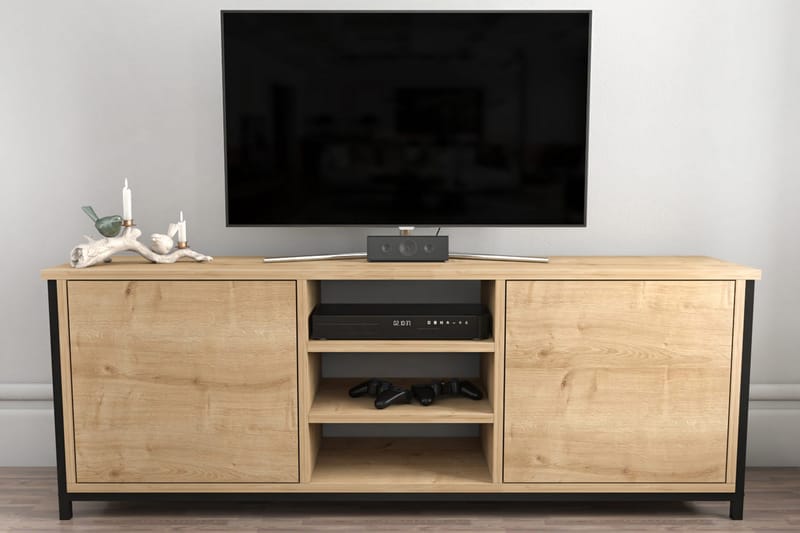 Andifli Tv-benk 140x50,8 cm - Brun - Møbler - Mediamøbel & tv møbel - TV-benk & mediabenk
