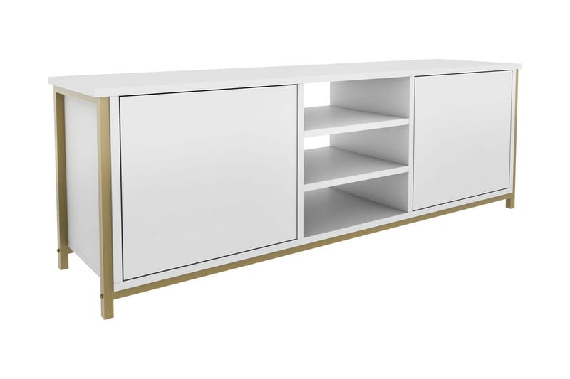 Andifli Tv-benk 140x50,8 cm - Gull - Møbler - Mediamøbel & tv møbel - TV-benk & mediabenk