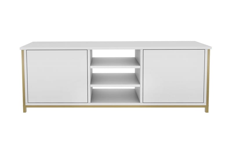 Andifli Tv-benk 140x50,8 cm - Gull - Møbler - Mediamøbel & tv møbel - TV-benk & mediabenk